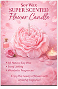 Soy Wax Flower Candle