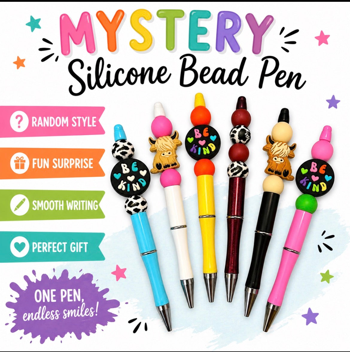 Mystery Silicone Bead Pen